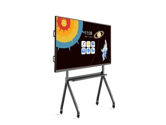 Qtenboard 55 Inch 4K Resolution Interactive Smart Board with 40-50 Touch Points and Android 14.0 OS