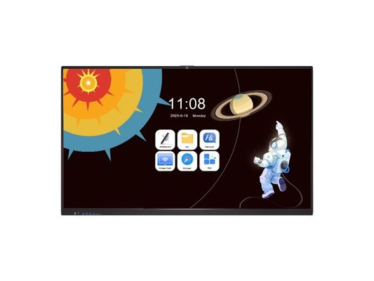 Qtenboard 75 Inch Interactive Digital Whiteboard with 4K Resolution and 40-50 Touch Points Smart Board for Office