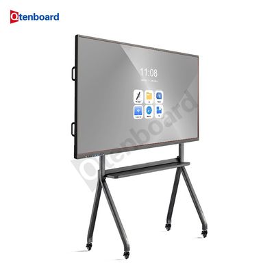 Qtenboard 65 Inch 4K Resolution Interactive Whiteboard with Infrared Touch for Schools