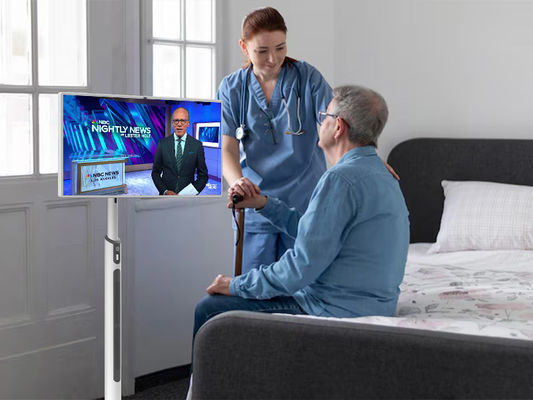 Stand By Me TV with 1080p Full-HD Display Built-In Battery and Dementia-Friendly Remote for Memory Care
