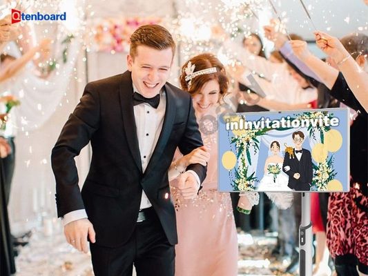 Qtenboard StandByMe TV: 32-inch Touchscreen Interactive Photo Hub with 4+128GB RAM ROM and 9H Battery Life
