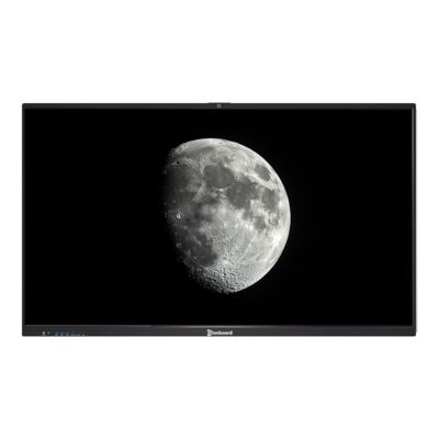Qtenboard 75 Inch Interactive Flat Panel with 4K Resolution and 40 Touch Points for Education and Meetings