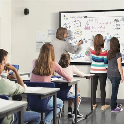 65 Inch 4K Resolution Interactive Flat Panel with Infrared Touch for Education and Meetings
