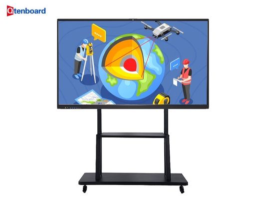 Qtenboard 신규 트렌드 65 75인치 4k 스마트 인터랙티브 화이트보드 와이파이 스마트보드 터치스크린 인터랙티브 화이트보드