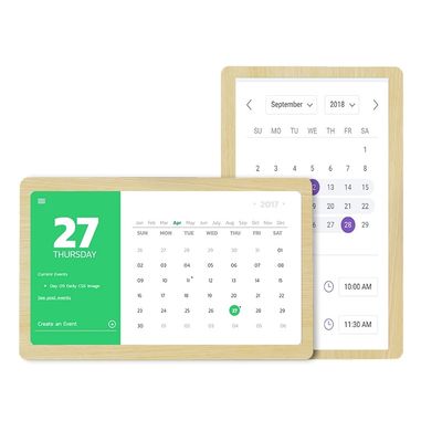 Qtenboard FHD Smart Calendar Display with Android 11 OS and Wall Mounted Design for Schools and Offices