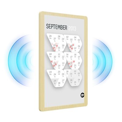 Qtenboard FHD Digital Wall Calendar with Smart Scheduling and Wall Mounted Design for Offices and Schools