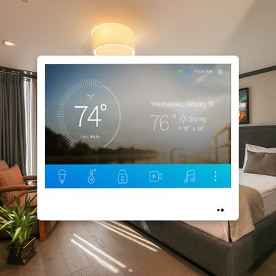 7 Inch Wall Mounted Smart Display Powered by Android 8.1 Operating System Offering 1024x600 Resolution Suitable for Commercial