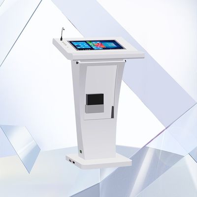 Qtenboard Digital Podium with 19inch LCD Touch Screen Intel i5 PC Integration and Wireless Mic Support