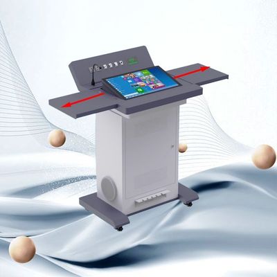 Qtenboard Smart Classroom Podium with Integrated PC Touch Control and Plug and Play Multimedia Connectivity