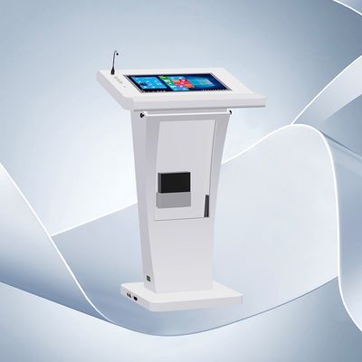 Qtenboard Smart Teaching Podium with Built In Windows PC AV Matrix Switching and Online Course Activation for Educators
