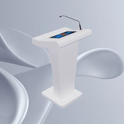 Pupitre numérique Qtenboard avec interface tactile de contrôle AV tout-en-un et prise en charge de l'enseignement sans fil pour les amphithéâtres universitaires