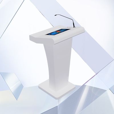 แท่นบรรยายดิจิทัลหน้าจอสัมผัส Qtenboard พร้อมคอมพิวเตอร์ในตัวและการควบคุมอุปกรณ์ในห้องเรียนสำหรับการติดตั้ง Smart Campus