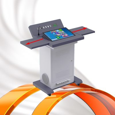 Qtenboard All in One Digital Podium with Touch Screen Display and Integrated AV Control for Smart Classroom and Lecture Hall Use