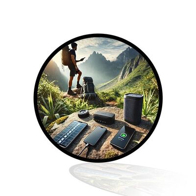 Round Digital Signage with Dual-Mode HDMI Input Full-Metal Body and Low-Power Design for Retail and Exhibitions