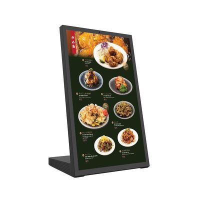 L-Shaped Restaurant Ordering Tablet for Comfortable Touch Operation