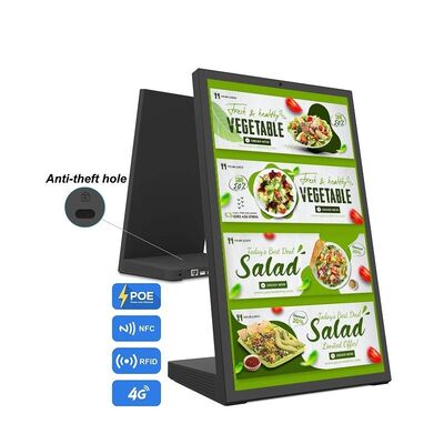 8-inch Portrait HD Display Restaurant Ordering Tablet with RK3399 Hexa-Core Processor and L-Shaped Touch Design