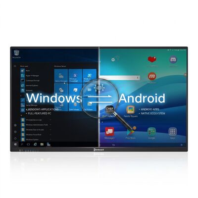 65 Interactive Touch Screen Monitor 0 Gap IFPD for Conference School