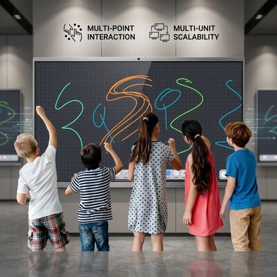 iBoard Touch Screen Smart Digital 86 Inch Interactive Whiteboard All In One Flat Panel Interactive Whiteboard