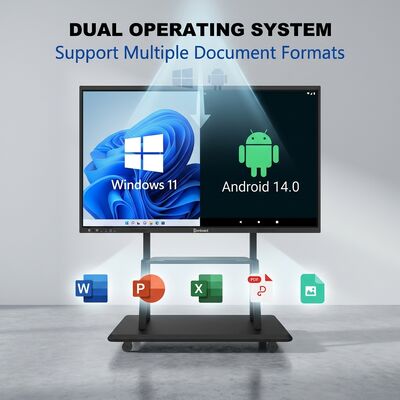 86 Inch OEM ODM Interactive Whiteboard QM-86HY Custom Boot Screen Branding Distributor Smart Panel