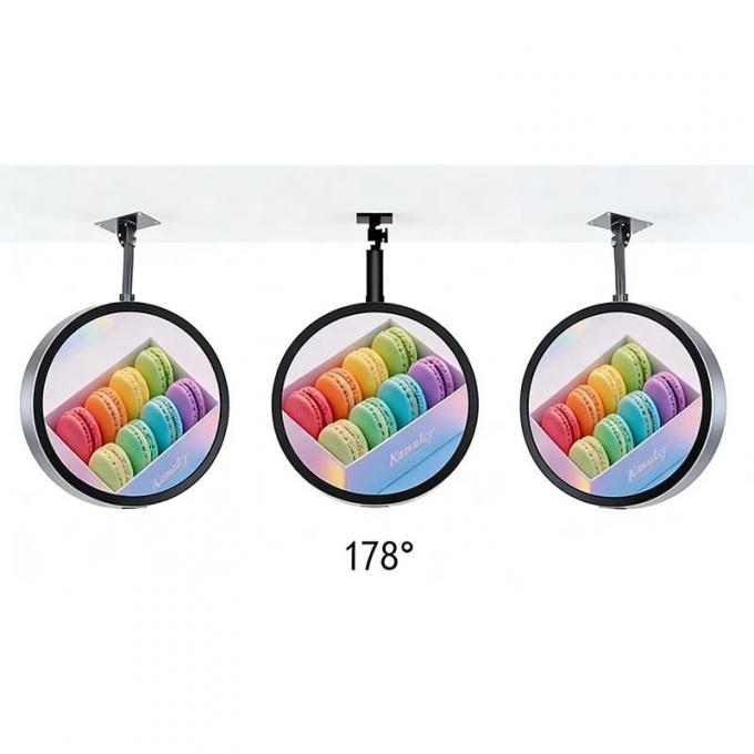 Qtenboard round digital signage IPS Panel with 178° Viewing Angle