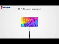 Qtenboard New Version 24 Inch HD Smart TV WIFI Stand By-Me With Built-in Battery