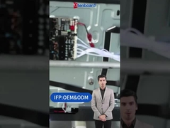 Qtenboard 55 65 75 86 98 105 110 Inch 4K Smart Board Interactive Flat Panel