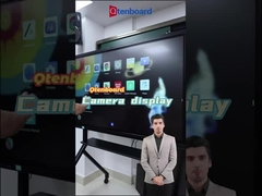 Qtenboard Wholesale Dual System Smart Board Interactive Flat Panel 75 Inch